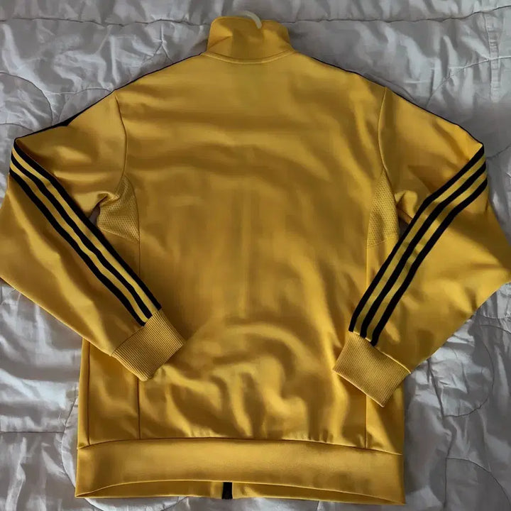 [BUNJANG] Adidas Yellow Track Top Jersey Full Zip Vintage / 아디다스 노랑 져지 노란 져지 트랙탑 95 빈티지 옐로우 져지 집업