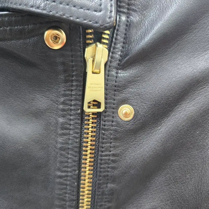 [BUNJANG] AllSaints Black Leather Biker Jacket / ALLSAINTS블랙 가죽 바이커 자켓