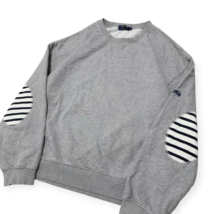 [BUNJANG] Saint James Elbow Patch Sweatshirt / 세인트제임스 엘보우패치 맨투맨