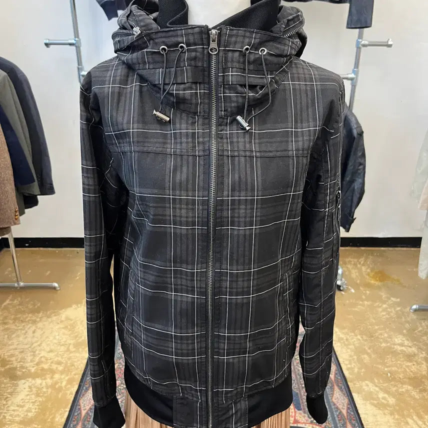 [BUNJANG] Elevenses Hooded Zip-Up Blouson Jacket / Elevenses 후드 블루종 자켓