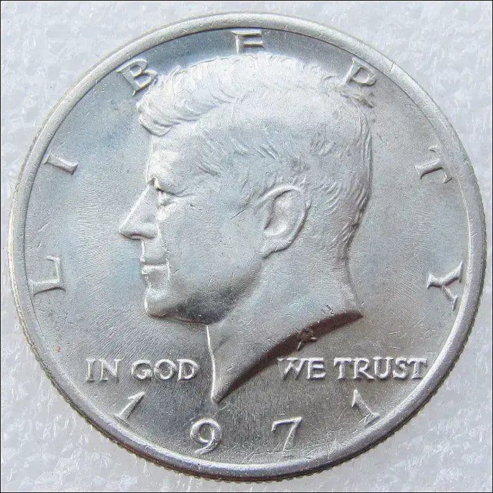 [BUNJANG] 1971 US Kennedy Half Dollar Coin / 미국 1971년 P 케네디 하프달러 (292) [동전]