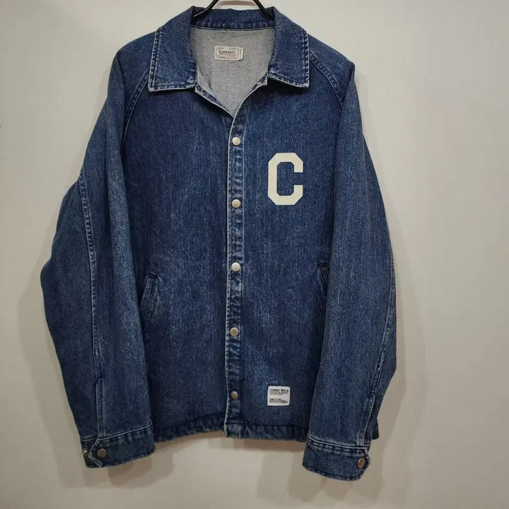 [BUNJANG] Carhartt WIP Denim Coach Jacket / 커버낫 데님 코치 자켓 C로고XL