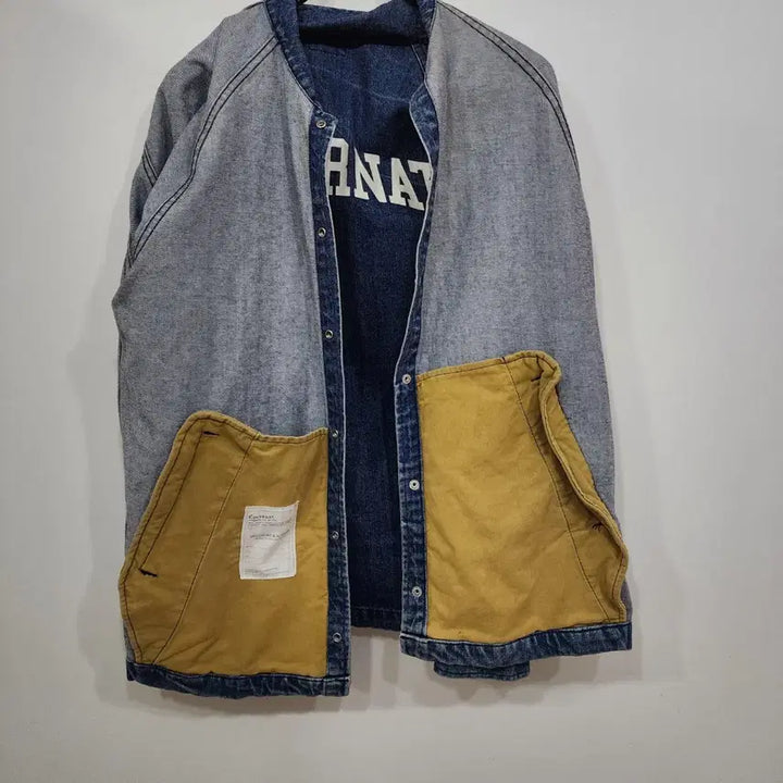 [BUNJANG] Carhartt WIP Denim Coach Jacket / 커버낫 데님 코치 자켓 C로고XL