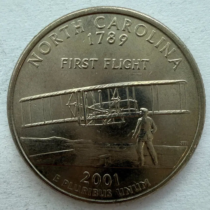 [BUNJANG] 2001 North Carolina State Commemorative Quarter Dollar Coin / 2001년 미국 노스캐롤라이나  주 기념 쿼터달러 동전 S2942