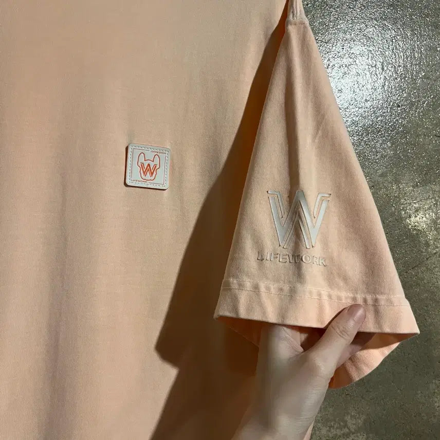 [BUNJANG] Lifework Round Short-Sleeve T-shirt / 라이프워크 라운드 반팔티