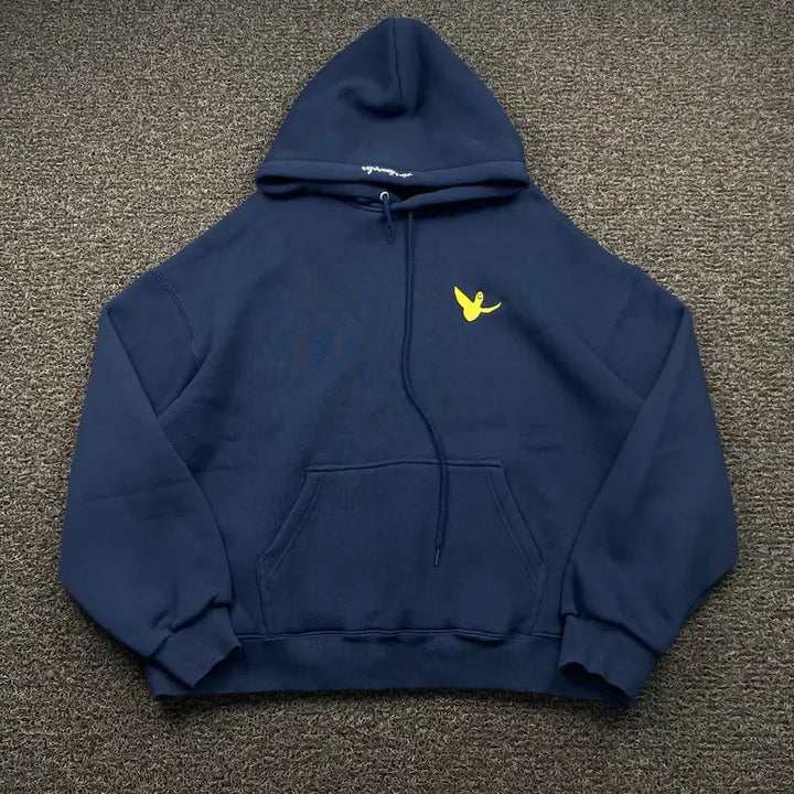 [BUNJANG] What It IsN Navy Hoodie / 와릿이즌 네이비 후드티