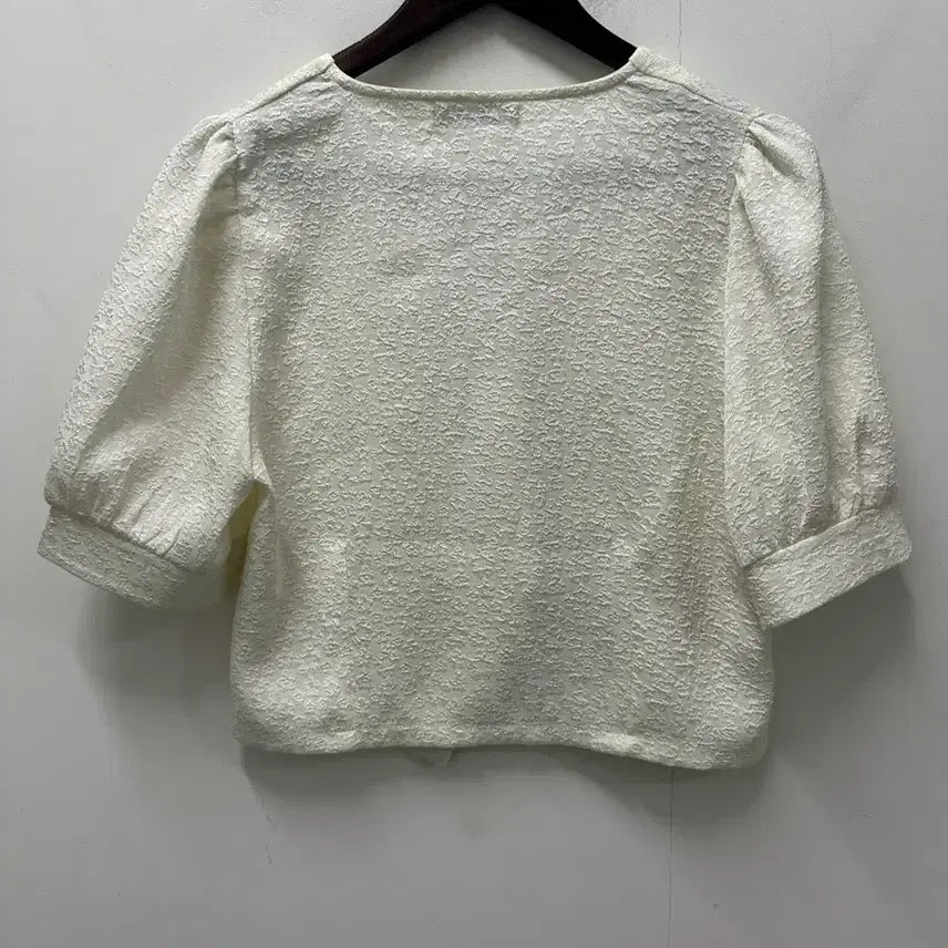 [BUNJANG] Mielio White Short Jacket (Size F) / [만원 아라비아빈티지] miello 화이트 숏 자켓 F