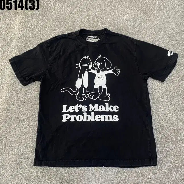 [BUNJANG] Type Service Short Sleeve T-Shirt / 타입서비스 반팔티셔츠