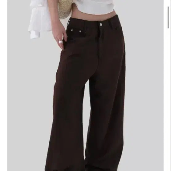 [BUNJANG] Autumn Airy Pants - Brown - Size S / 어텀  에어리팬츠브라운 S사이즈