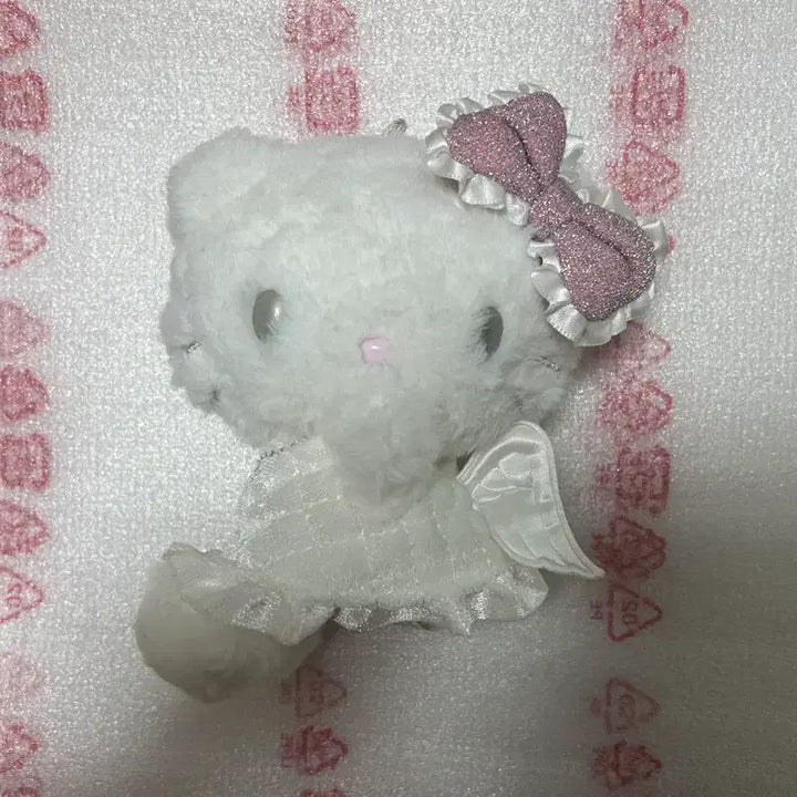 [BUNJANG] Hello Kitty Angel Devil Mascot Plush Keychain / 헬로키티 천사와 악마 마스코트 인형 천사키티