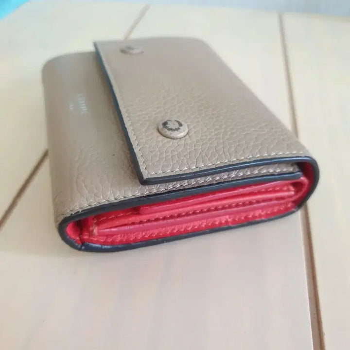 [BUNJANG] Celine Triomphe Small Multifunction Wallet Beige / 정품 셀린느 폴드 멀티펑션 지갑 스몰