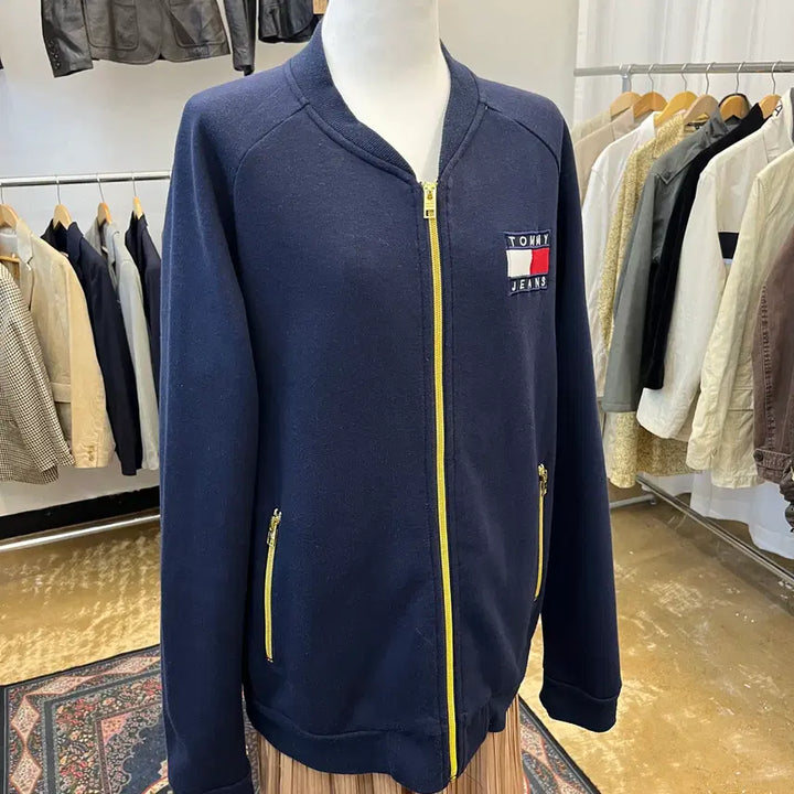 [BUNJANG] Tommy Jeans Cotton Bomber Jacket XL / 타미 진스 코튼 봄버 자켓
