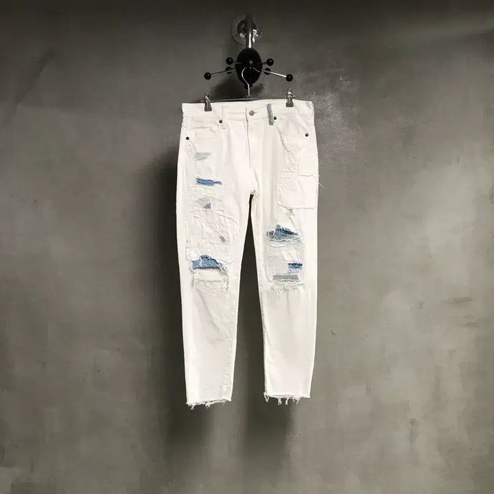 [BUNJANG] Polo Ralph Lauren White Denim Pants 27W / 폴로 랄프로렌 화이트 데님 팬츠 27(W)