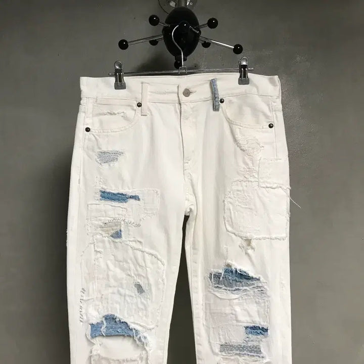[BUNJANG] Polo Ralph Lauren White Denim Pants 27W / 폴로 랄프로렌 화이트 데님 팬츠 27(W)
