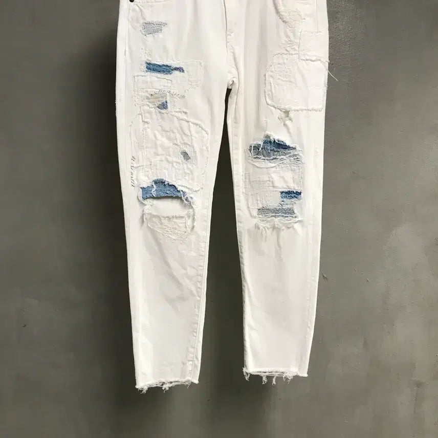 [BUNJANG] Polo Ralph Lauren White Denim Pants 27W / 폴로 랄프로렌 화이트 데님 팬츠 27(W)