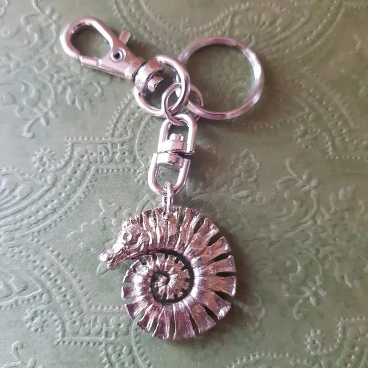 [BUNJANG] Brass Seahorse Keyring / 황동 해마 키링
