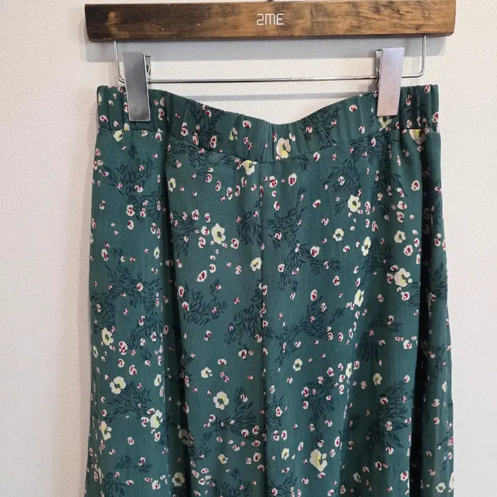 [BUNJANG] Anivee Flower Pattern Long Skirt Green / Anivee f. 플라워 패턴 바지 그린  66