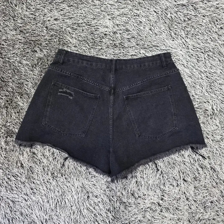 [BUNJANG] Shop Cider Black Denim Shorts (36 inch) - New Item B1046 / 샵사이다 블랙 데님 쇼츠/여성(36인치)/B1046/새상품
