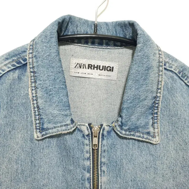 [BUNJANG] Zara Luigi Crop Denim Zip-Up Jacket / 자라 루이지 크롭 데님 집업 자켓 M_M2708