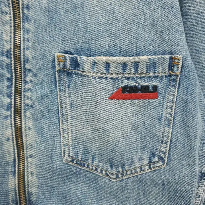 [BUNJANG] Zara Luigi Crop Denim Zip-Up Jacket / 자라 루이지 크롭 데님 집업 자켓 M_M2708