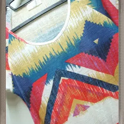 [BUNJANG] ZARA Patterned Linen Silky Blouse M / ZARA 자라 무늬 린넨 실키블라우스 M 66