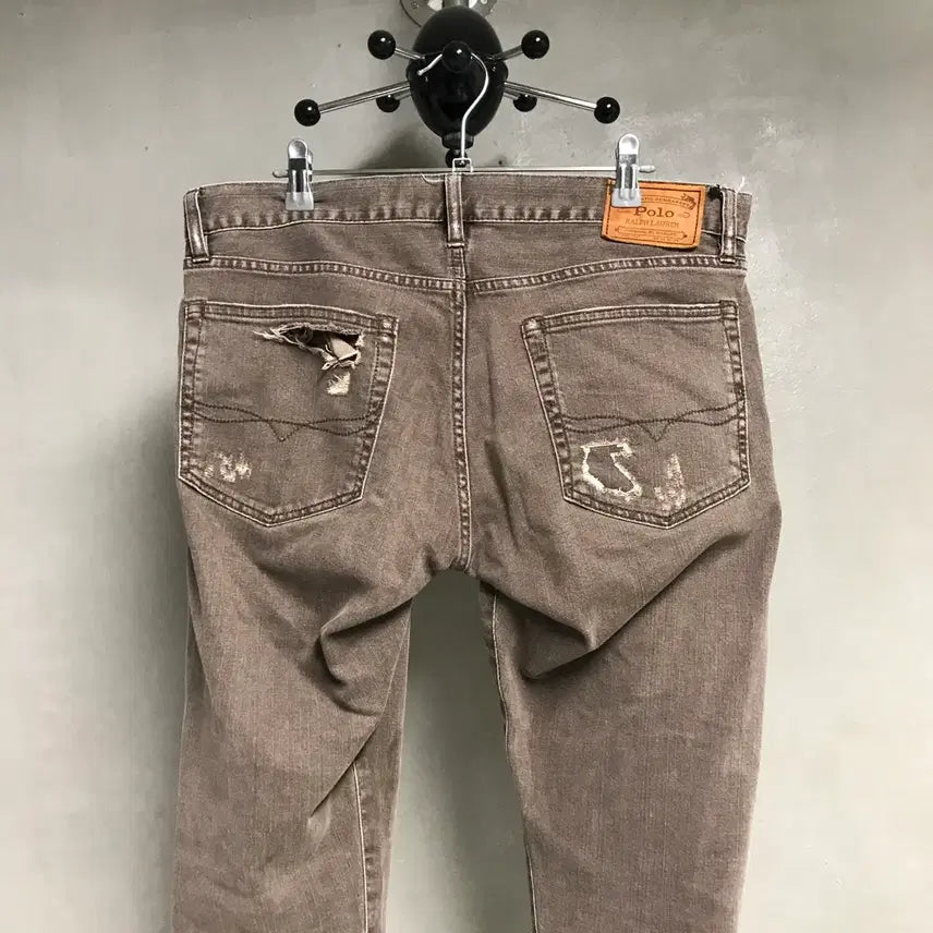 [BUNJANG] Polo Ralph Lauren Brown Denim Pants / 폴로 랄프로렌 브라운 데님 팬츠 32