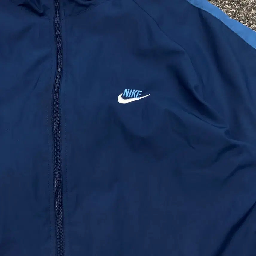 [BUNJANG] Nike 00s Navy Windbreaker Jacket XXL / 나이키 00s 네이비 바람막이 자켓