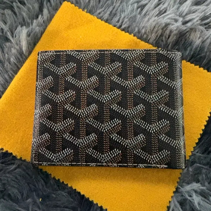 [BUNJANG] Goyard Marquage Bifold Wallet Black Tan / [새상품급/단품] 고야드 마카쥬 반지갑