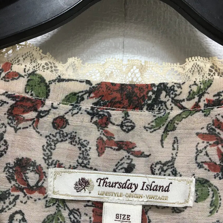[SOLD OUT] 써스데이아일랜드 플라워 롱원피스