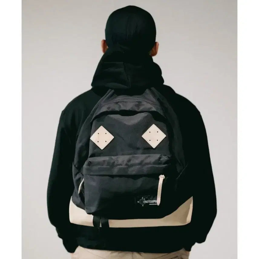 [BUNJANG] Cactus Sewing Club Black Backpack / 캑터스소잉클럽 백팩 캑터스백