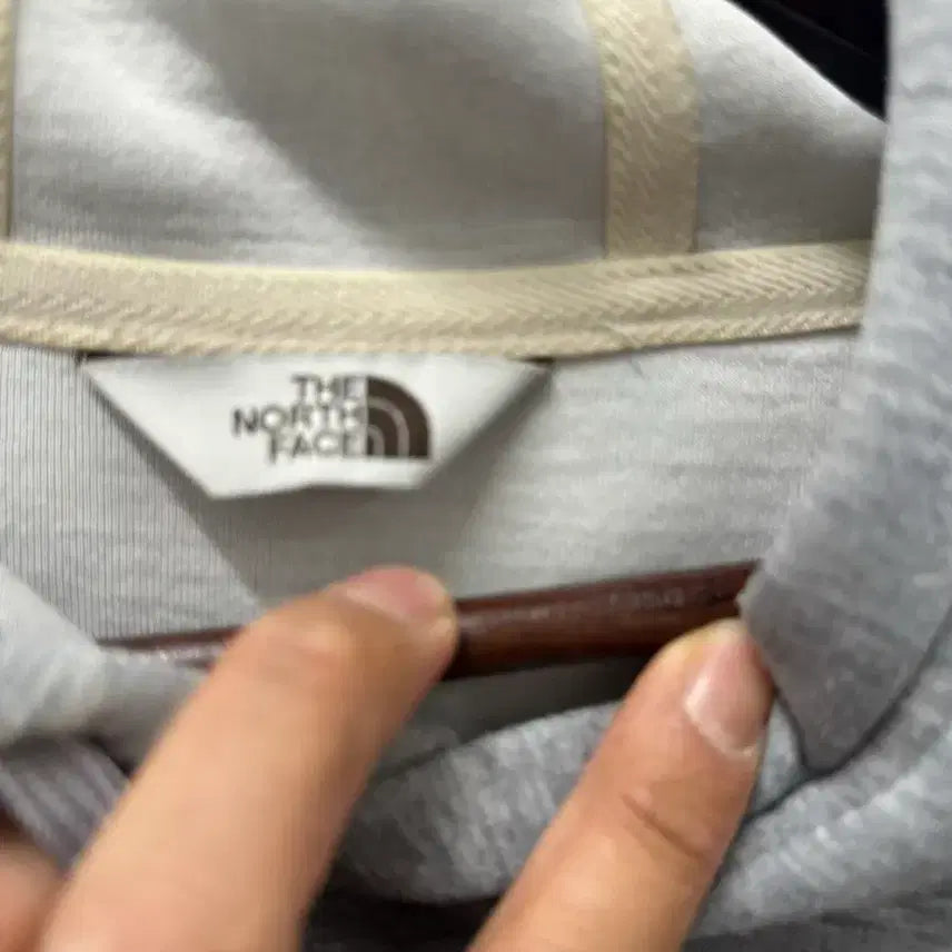 [BUNJANG] The North Face Grey Hoodie Size 110 / [만원 아라비아빈티지]노스페이스 그레이 후드티 110