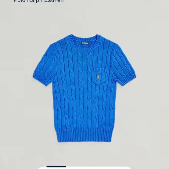 [BUNJANG] Polo Cable Knit Pima Cotton Sweater - White QR Tag / [반값이하급처] 새상품급 최신형 화이트QR택 폴로 케이블 니트 피마코튼