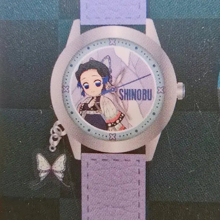 [BUNJANG] Demon Slayer Shinobu Wristwatch (Official) / 랜덤 귀멸의칼날 손목시계 정품(시노부)