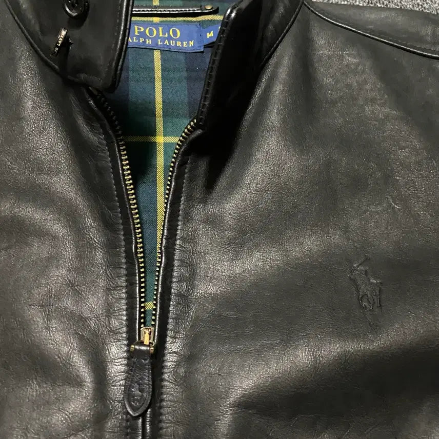 [BUNJANG] Polo Ralph Lauren Cowhide Rider Leather Jacket Men&