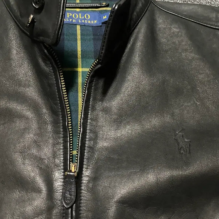 [BUNJANG] Polo Ralph Lauren Cowhide Rider Leather Jacket Men&