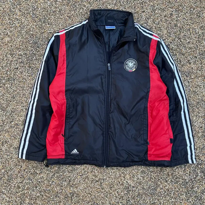 [BUNJANG] Adidas Black Germany Windbreaker Jacket / 아디다스 블랙 독일 바람막이 자켓