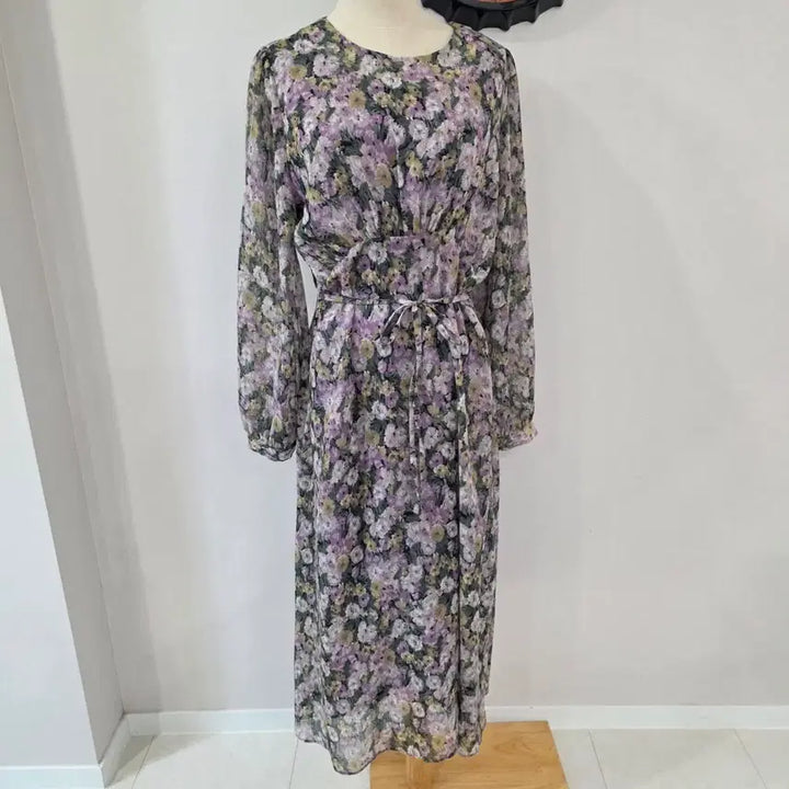 [BUNJANG] LIVEARY Flower Long Dress / LIVEARY 플라워 롱 원피스