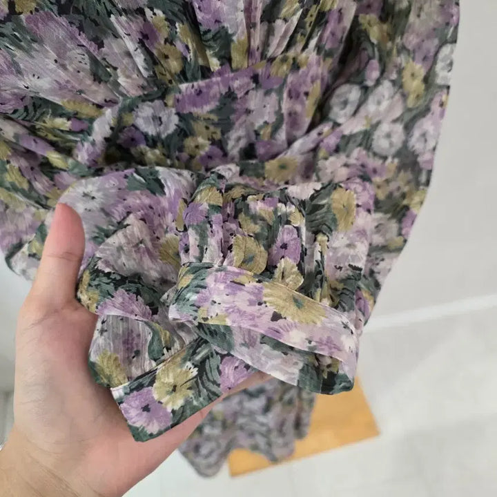 [BUNJANG] LIVEARY Flower Long Dress / LIVEARY 플라워 롱 원피스