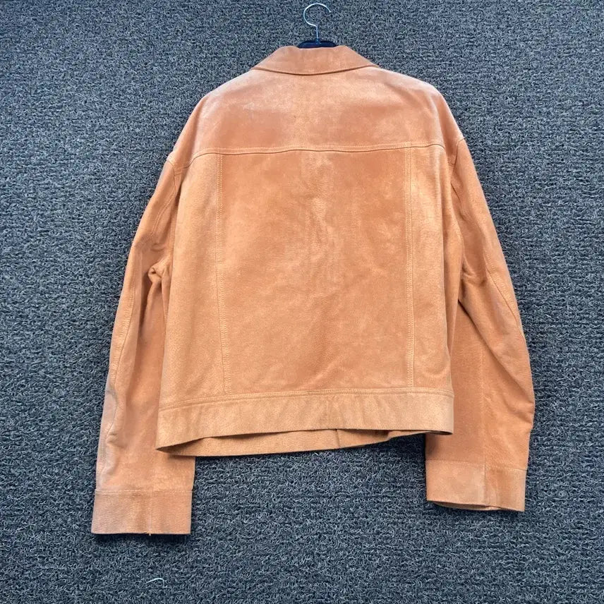 [BUNJANG] Tate Modern Orange Suede Trucker Jacket / 테이트모던 오렌지 세무 트러커 자켓