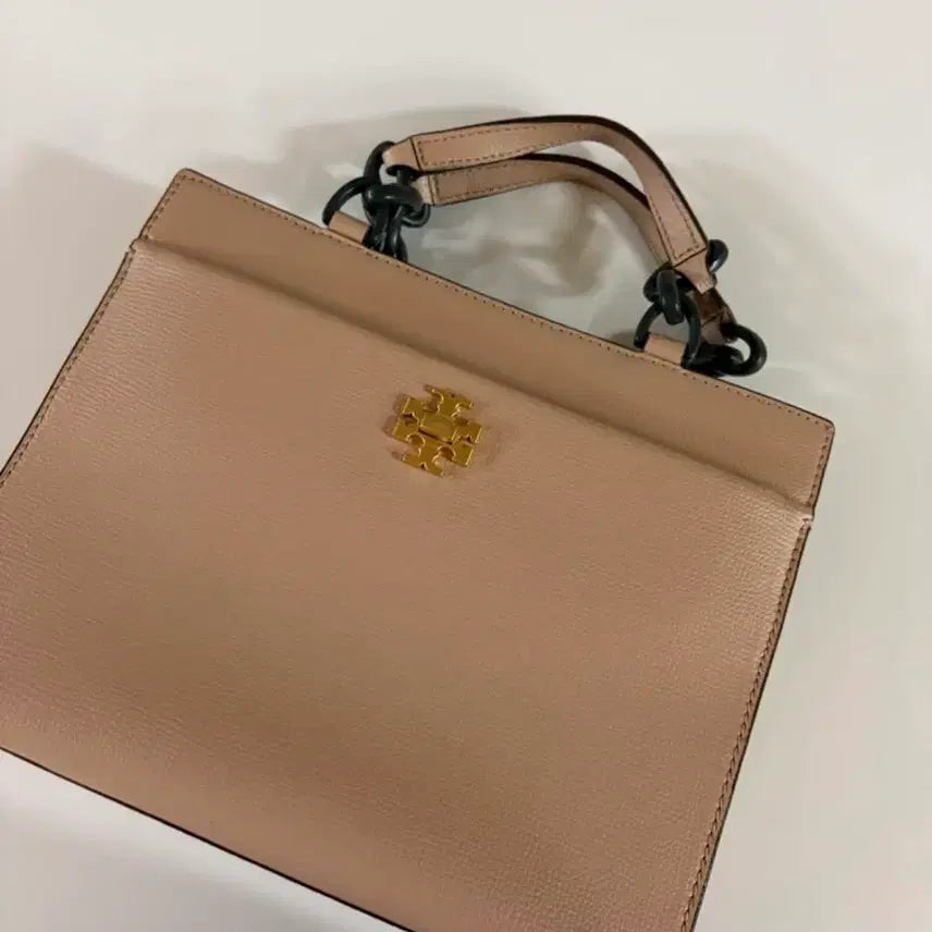 [BUNJANG] Tory Burch Beige Leather Daily Bag / 토리버치 가방