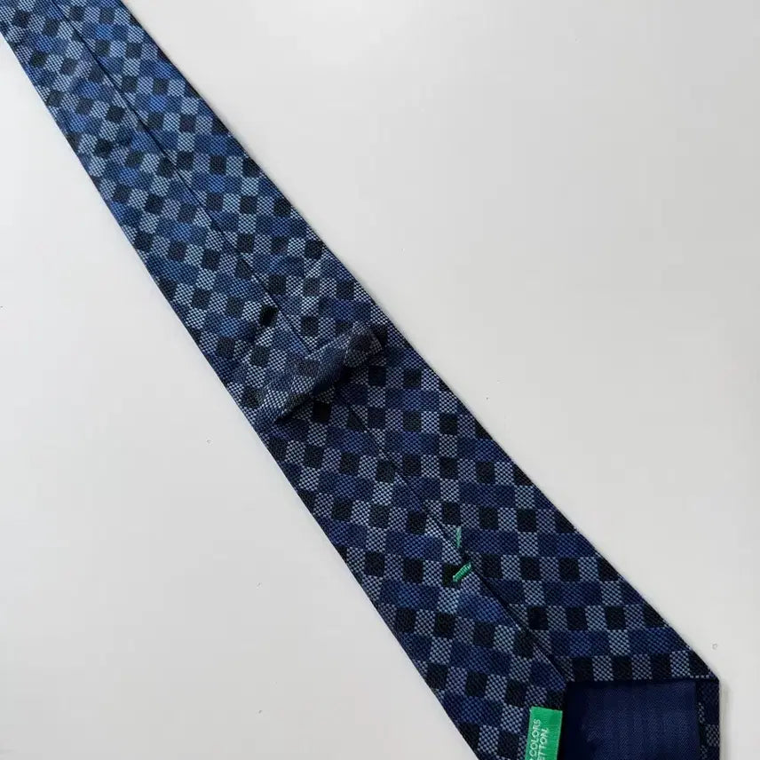 [BUNJANG] Benetton Silk Necktie 8.5cm / 베네통 (Benetton) 실크 넥타이 8.5cm