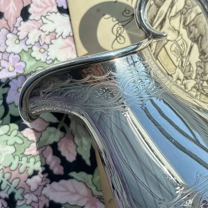 [BUNJANG] British Antique Silver-Plated Milk Jug / Vase / 영국 앤틱 실버플레이트 밀크저그