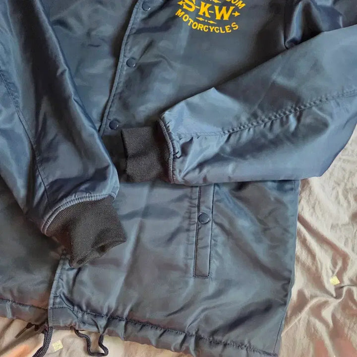 [BUNJANG] Skullworks Vintage Japanese Coach Jacket Blue L / 일본 빈티지 skullworks 코치 자켓 블루 L