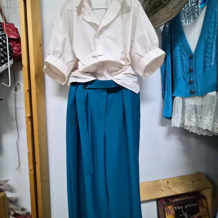 [BUNJANG] Marie Claire Balloon Blouse Top &amp; The I&
