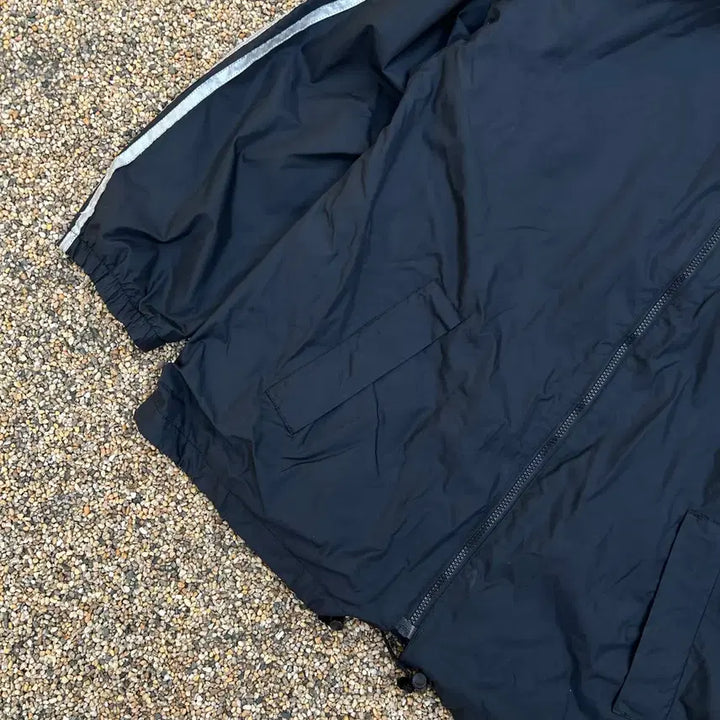 [BUNJANG] Adidas Old School Windbreaker Black XL / 아디다스 블랙 올드스쿨 바람막이