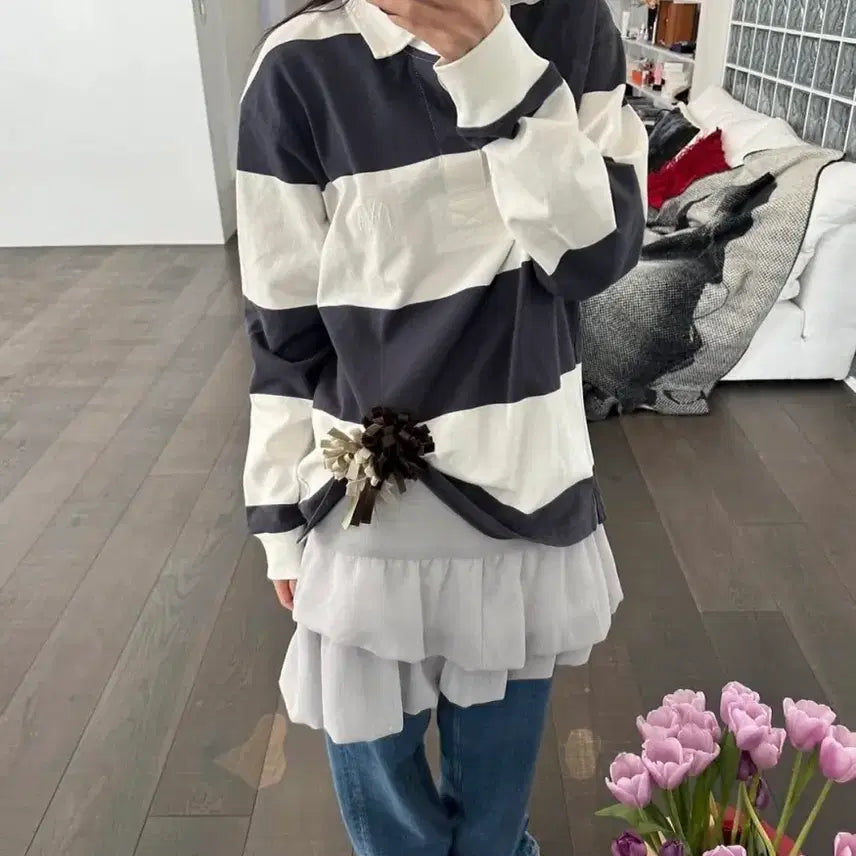 [BUNJANG] JW Anderson x Uniqlo Rugby Shirt / jw앤더슨 x 유니클로 럭비티 폴로셔츠