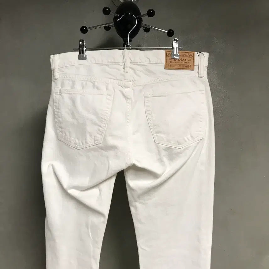 [BUNJANG] Polo Ralph Lauren White Denim Pants Size 31/32 / 폴로 랄프로렌 화이트 데님 팬츠 31/32