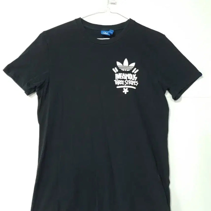 [BUNJANG] Adidas Infamous Black Short Sleeve T-Shirt / 아디다스 Infamous 검정 반팔 티셔츠 0359