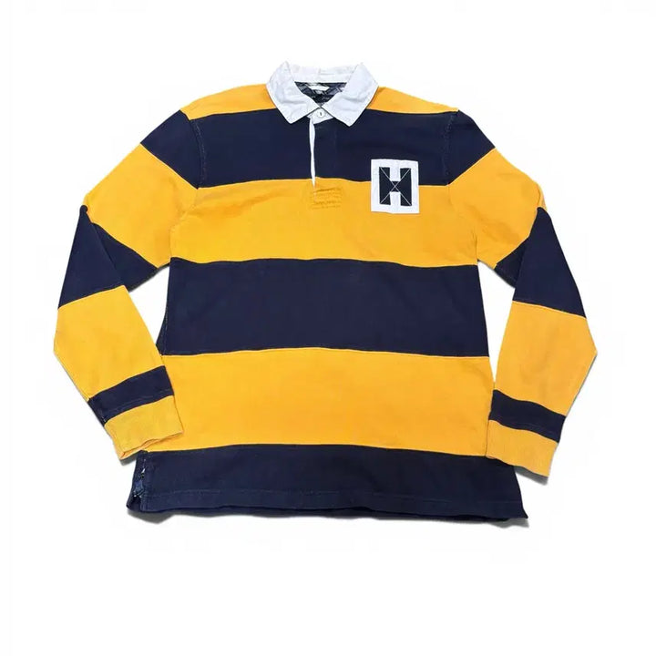 [BUNJANG] Tommy Hilfiger Honey Bee Rugby Shirt / M 타미힐피거 꿀벌 PK 긴팔 카라 럭비티