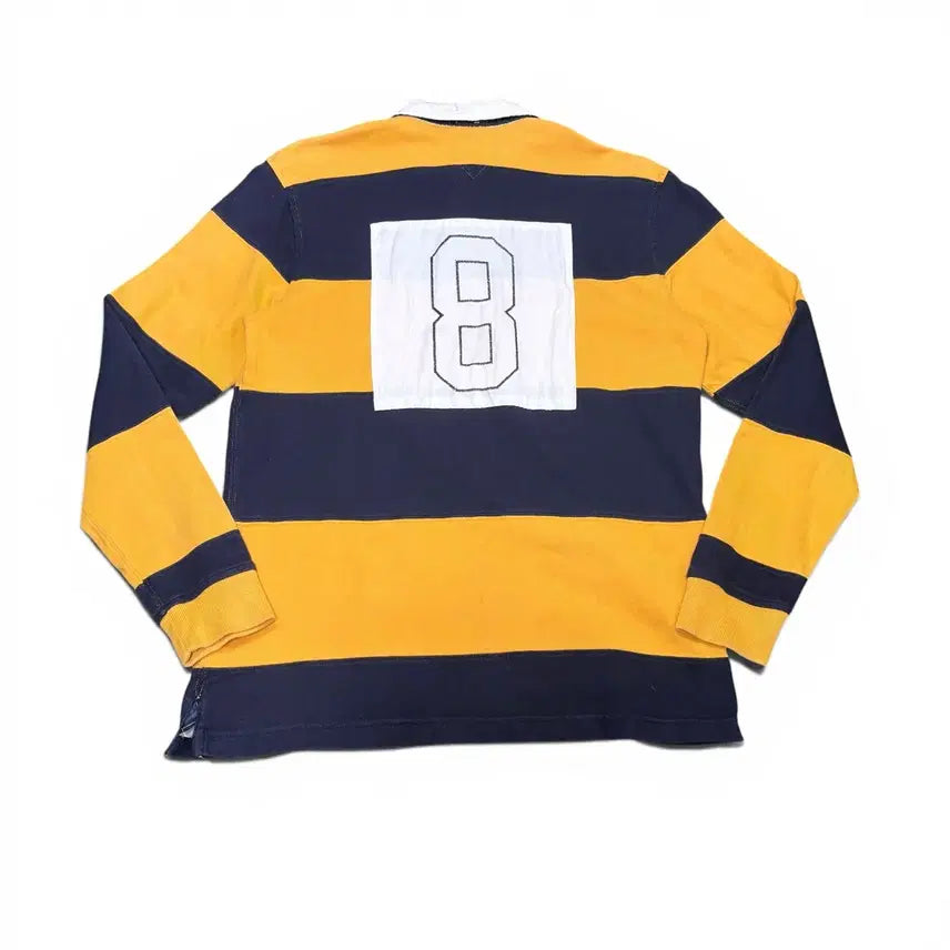 [BUNJANG] Tommy Hilfiger Honey Bee Rugby Shirt / M 타미힐피거 꿀벌 PK 긴팔 카라 럭비티